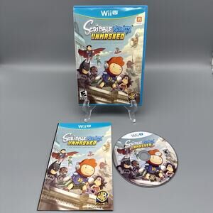 Scribblenauts Unmasked DC Comics Adventure Nintendo Wii U 2013 CIB